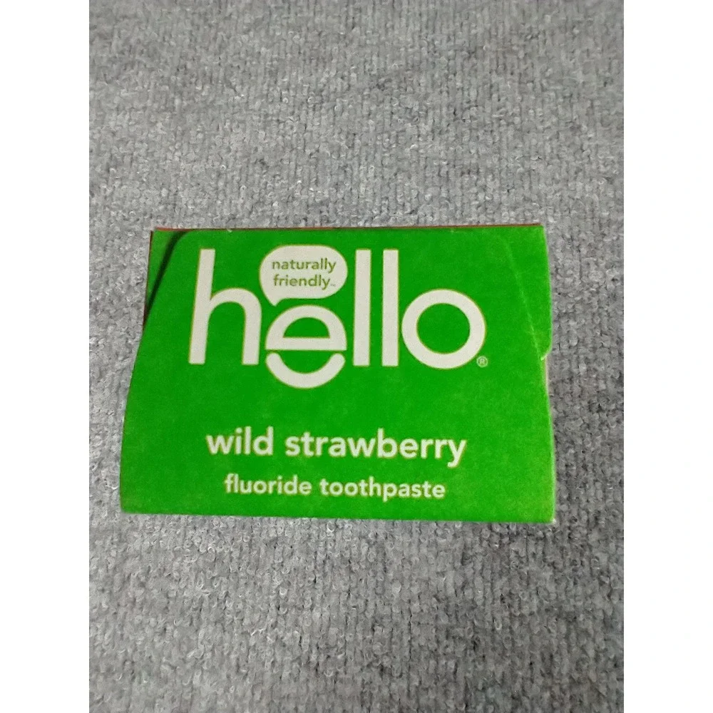 Hello Kids Fluoride Toothpaste Wild Strawberry 4.2 oz Ages 2+ Exp 09/2025